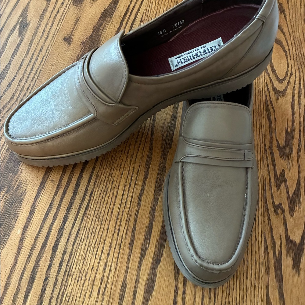 Florsheim Men's Beige Slip-On Loafers